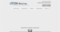 Desktop Screenshot of colonrectal.net